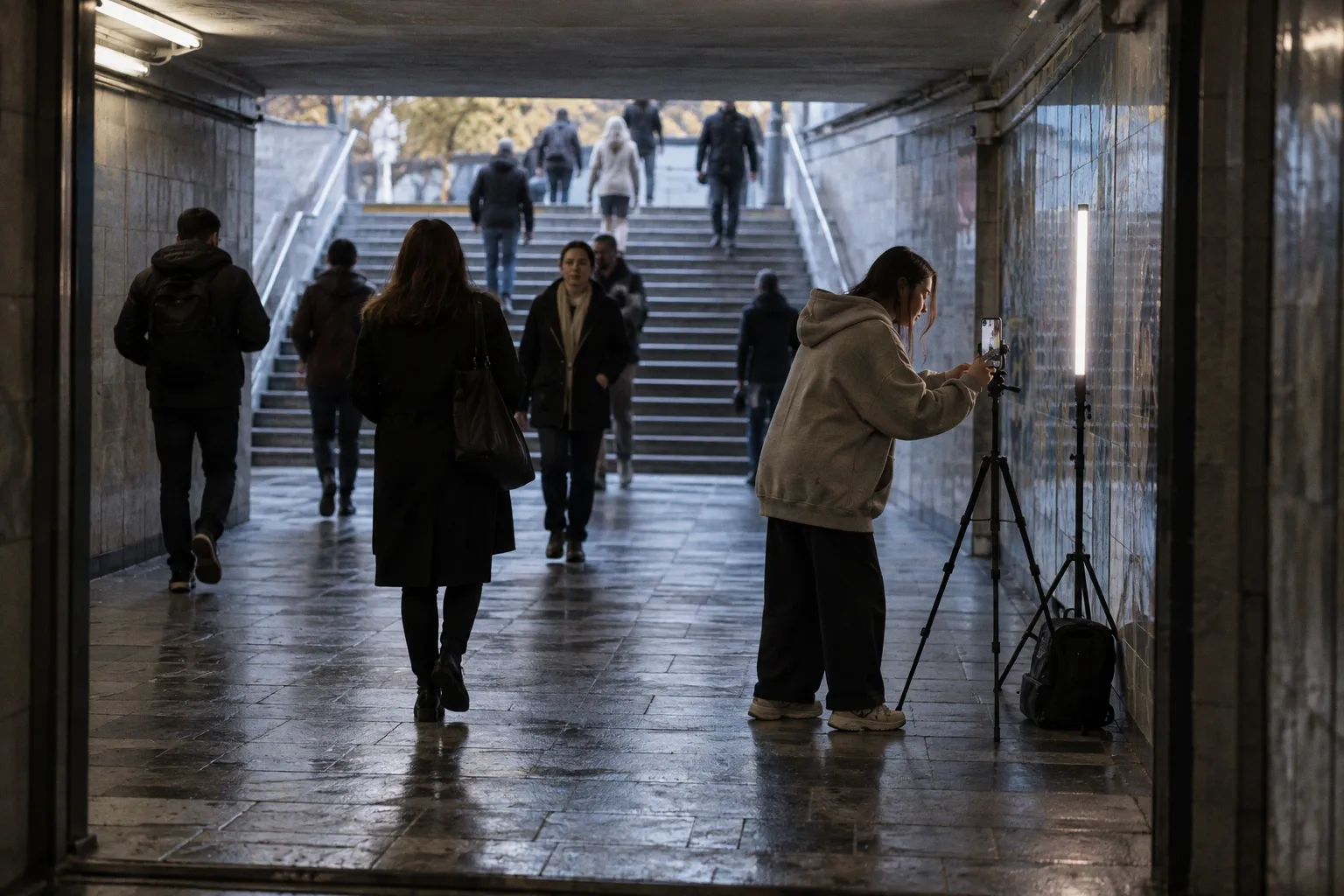Девушка в подземном переходе: как создать вирусную эстетику